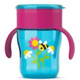 Copo de Transição com Alças Azul/Rosa - 260 ml - Philips Avent