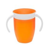 Copo de Treinamento Anti Vazamento com Alça Miracle 360 Munchkin 207ml Laranja