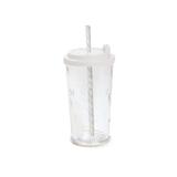 Copo De Vidro 240Ml Branco 8X8X14Cm - Cromus
