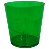 Copo Descartável 25ml Verde Escuro Plastilânia 10 Unidades