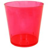 Copo Descartável 25ml Vermelho Plastilânia 10 Unidades