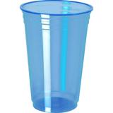 Copo Descartavel 300ML.ABNT Neon Balada AZUL - Copobras
