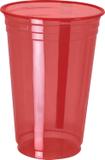 Copo Descartavel 300ML.ABNT Neon Balada Vermelh CX.C/500 Copobras