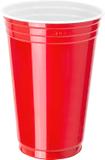 Copo Descartavel 300ML. Festa Americana Vermelh PCT.C/25 Copobras