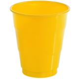 Copo Descartável Amarelo 200ml Colorline 10 unidades SilverPlastic