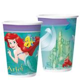 Copo Descartável Ariel Pequena Sereia 08 unidades Regina Festas