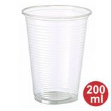 Copo Descartável em PP 200ml Transparente Bellocopo Pct/ 100 unds.