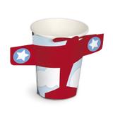 Copo Descartável Especial Avião Vintage 240ml 08 unidades Cromus