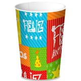 Copo Descartável Feliz Aniversário 200ml 08 unidades Festcolor
