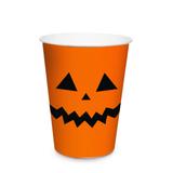 Copo Descartável Halloween Abóbora Kit com 8 Unidades 240ml - Cromus