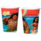 Copo Descartável Moana 08 unidades Regina Festas