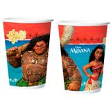 Copo Descartável Moana 08 unidades Regina Festas