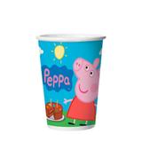 Copo Descartável Peppa Pig 08 unidades 180ml Regina Festas
