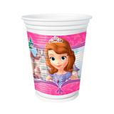 Copo Descartável Princesinha Sofia 200ml 08 unidades Regina Festas