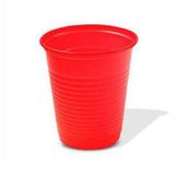 Copo Descartável Simples de 200 ml Vermelho pacote com 50 unid. - Laurifestas
