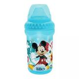 Copo Disney Bico de Silicone 6 meses 330ml Azul Lillo