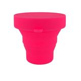 Copo Dobrável de Silicone - Rosa - Novo século