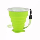 Copo Eco Retrátil Dobrável De Silicone 200ml Verde - Ekological
