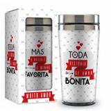 Copo inox térmico - Toda história de amor é bonita - Brasfoot