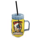 Copo Jarra Acrílico DC Superman Amarelo - Geek10