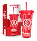 Copo led canudo - inter - Brasfoot