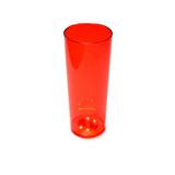 Copo Long Drink com LED - Vermelho - Hutz