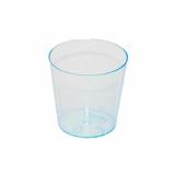 Copo mini cristal 25ml azul neon 10un / pc / amalu