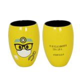 Copo Mondoceram Diverticon Odontologia Cerâmica 400ml Amarelo