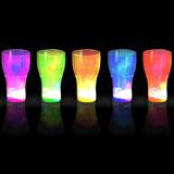 Copo Neon com Pisca Cores Sortidas - Carnaval