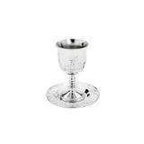 COPO P/VINHO C/PRATO JUDAICO 13X12,5cm - Prestige
