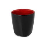 Copo para Saque Preto e Vermelho - Mondoceram