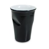 Copo Plastic 240ml Mondoceram Gourmet 11cmx8cmx8cm Preto