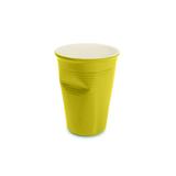 Copo plastic Ceraflame 240ml amarelo