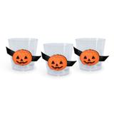 Copo Potinho para Doces Abóbora Halloween 10 unidades - Festabox