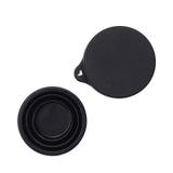 Copo reutilizável de silicone 200 ml - silicup preto