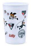 Copo São Paulo Plástico Branco Lolly 350ml