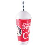 Copo Shake Canudo 500ml - Coca-Cola - Plasútil