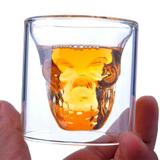 Copo Shot de Vidro Caveira - Skull Doomed