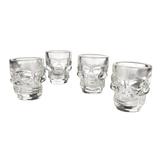 Copo Shot Formato Caveira 42 ml Milk - 0