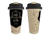 Copo Termico 500 ML Cerigrafado - Faça Café - Lumni presentes