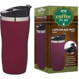 Copo Térmico Aço Inox 450ml Coffee To Go Rosa - Mor