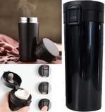 Copo Térmico Aço Inox Vácuo Caneca Café Garrafa 400ml Chá Cor: Preto - Home