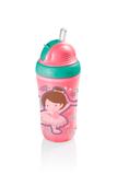 Copo Térmico Com Canudo D Silicone Multikids Baby Bb035 Rosa - Multilaser