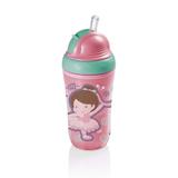 Copo Térmico Com Canudo De Silicone Cool Rosa 24M+ Multikids Baby - BB035 - Multikidsbaby