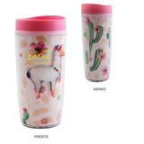 Copo Termico Com Tampa No Drama Lhama 500 Ml - Zc