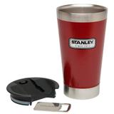 Copo Térmico De Cerveja Stanley 473 ml Com Tampa Crimson