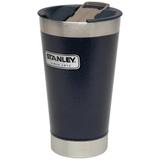 Copo Térmico de Cerveja Stanley 473 ml com Tampa e Abridor de Garrafas Azul