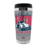 Copo Térmico de Plástico Cinza 500ml Fusca Urban
