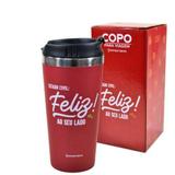 Copo térmico Feliz ao seu lado 450 ml - Zonacriativa
