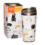 Copo Termico inox Cafe CAT GATO 450ml - Pdv